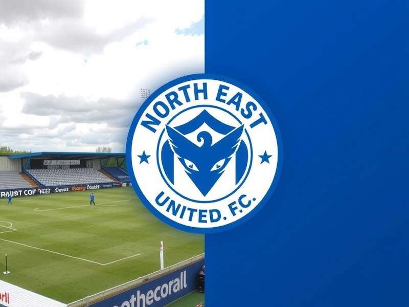 North East United FC stadium and fans